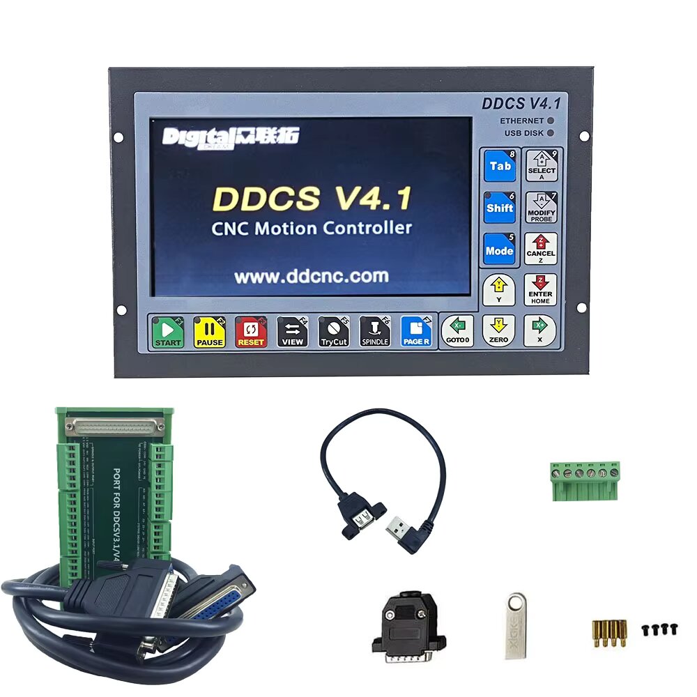Ddcs V4.1 4 Axis Cnc Offline Controller - DDCS V4.1 Standalone Motion Controller Offline-Controller
