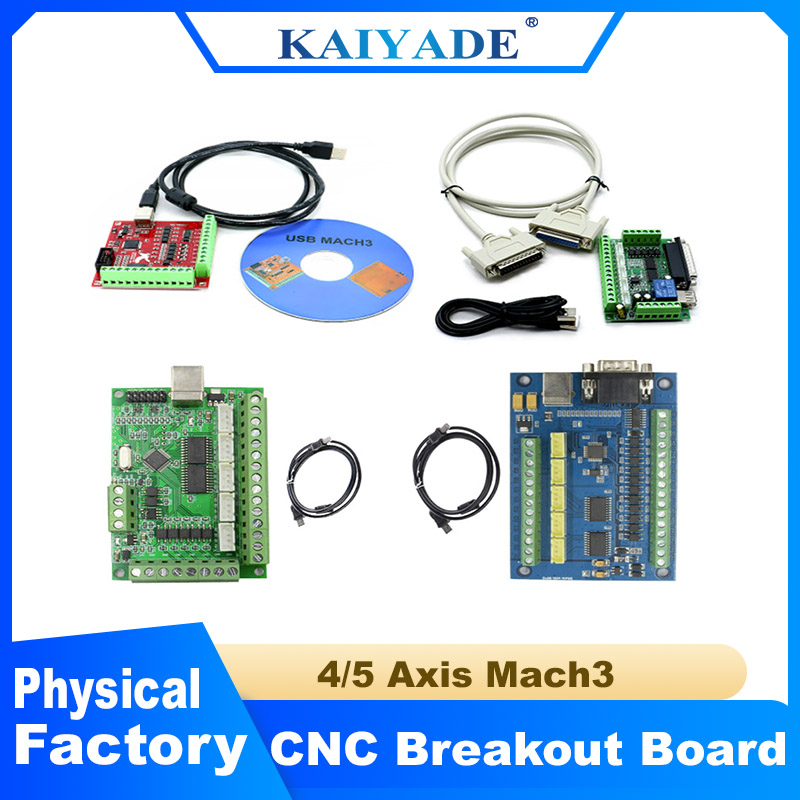 Mach3 Usb Cnc Controller 4 Axis 100Khz - CNC-Steuerung MACH3 System 4-Achsen USB 5-Achsen
