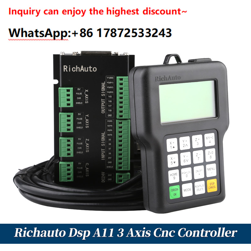 Dsp A11 Richauto 3-Achsen-CNC- – Richauto A11 Dsp Controller 3 Axis Bewertung und Preis