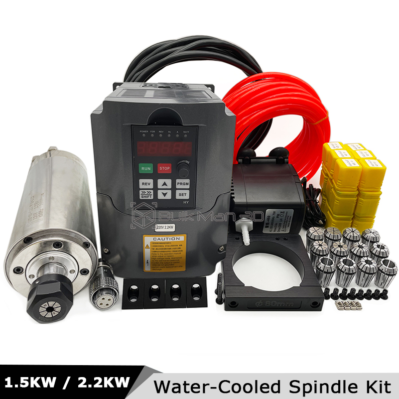 2,2KW/1,5KW 400Hz 24000RPM Was – 2.2Kw Water Cooled Spindle Kit Vfd Bewertung und Preis