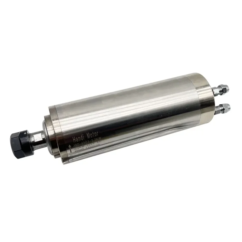 80MM 2,2KW ER20 Wassergekühlte – 2.2Kw Water Cooled Spindle Kit Vfd Bewertung und Preis
