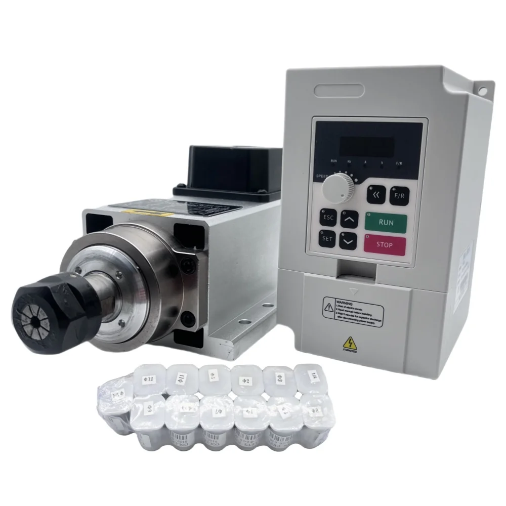 1,5KW ER11/ER20 110V/220V CNC- – Air Cooled 1.5Kw Spindle Motor Inverter 110V Bewertung und Preis