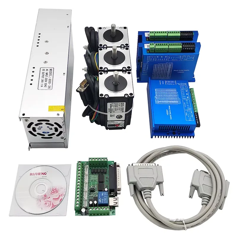 3-Achsen 2N.m Nema23 CNC-Kit S – Nema 23 Closed Loop Stepper Motor Driver Kit Bewertung und Preis