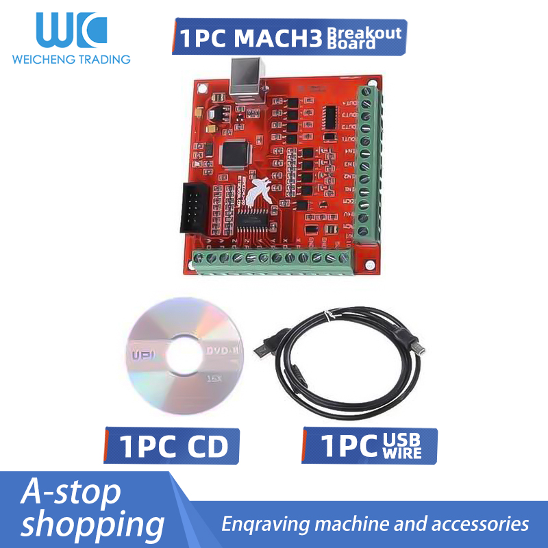 1 Set: 1x MACH3 Breakout Board – Mach3 Usb Cnc Controller 4 Axis 100Khz Bewertung und Preis