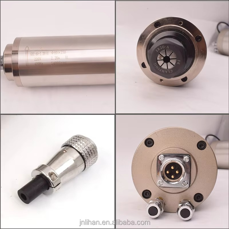 2,2 kW 220 V wassergekühlte We – 2.2Kw Water Cooled Spindle Kit Vfd Bewertung und Preis