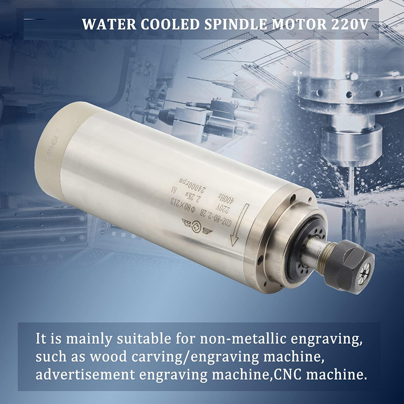 2,2 kW 1,5 kW CNC-Spindelmotor – Er20 Collet Chuck Spindle Motor 220V Bewertung und Preis